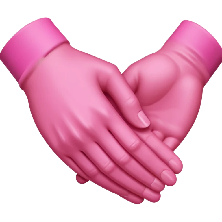 handshake pink hands emoji