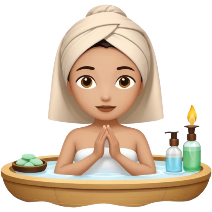relax spa day emoji