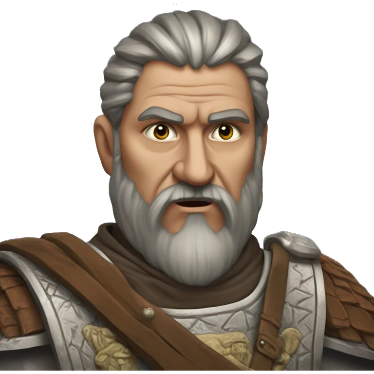 a 6th century slavic barbarian general Dauritas emoji