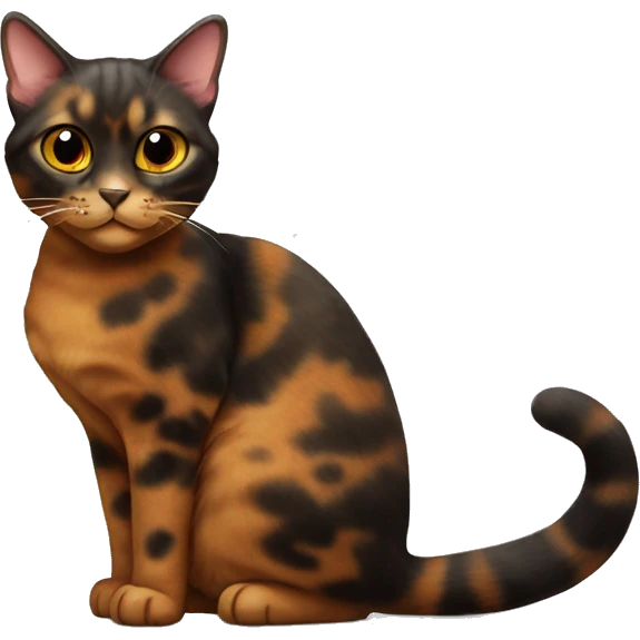 tortoiseshell cat emoji