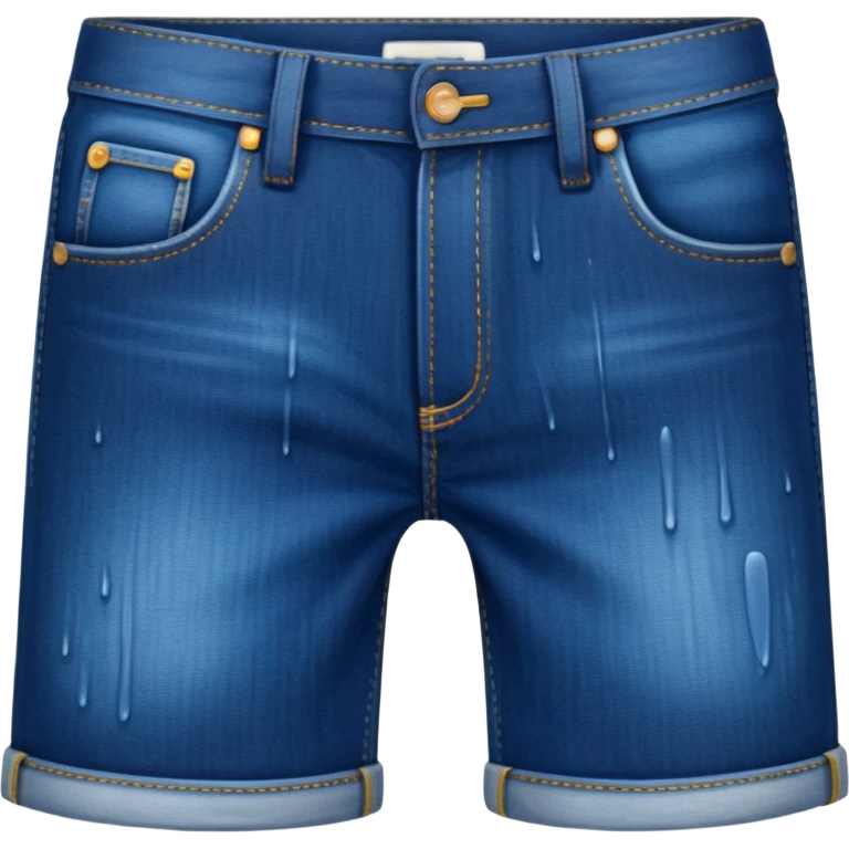 Wet denim shorts emoji