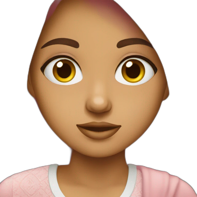 Algerian girl zwina emoji