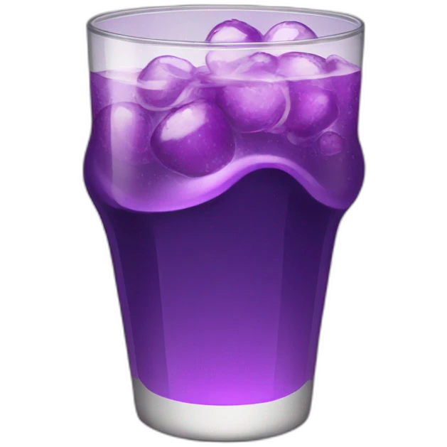 Purple soda emoji