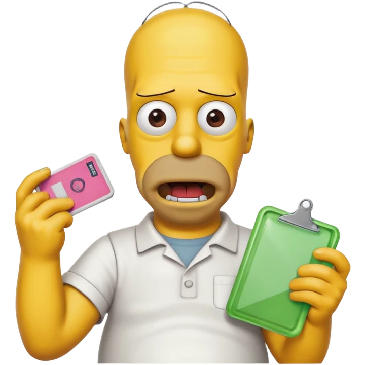 Acid tab Homer Simpson  emoji