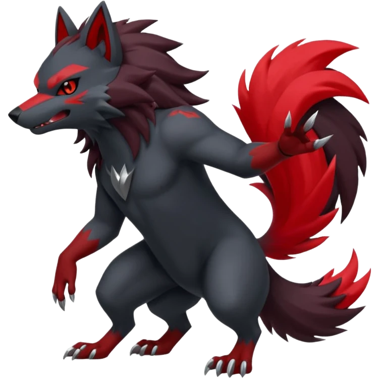 Zoroark (full body) emoji