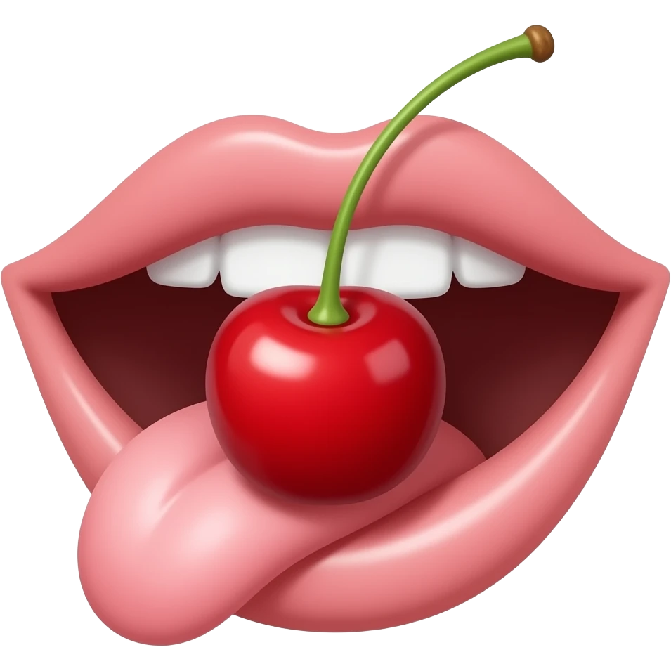 🍒👅😋 emoji