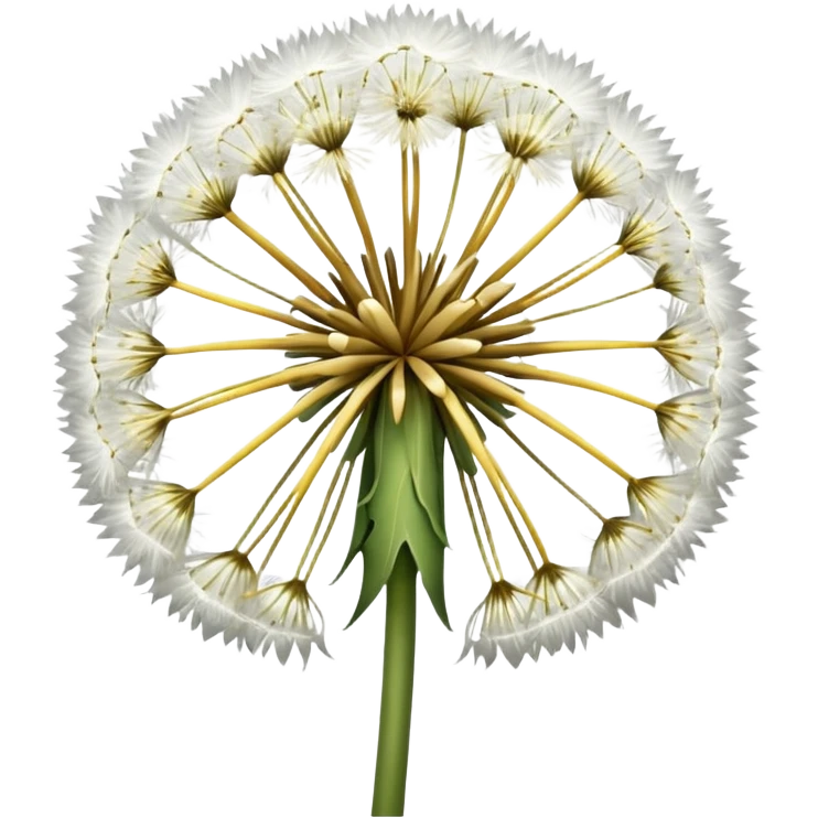 Dandelion flower emoji in white colour looks aesthetic edit better different styles emoji