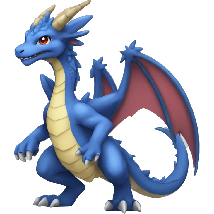 Anthro Sona Fakemon Dragon Full Body emoji