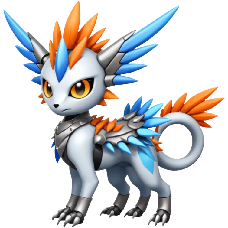 Meloetta-Wargreymon-Trico-Pokémon-Digimon-Fakémon-fusion-hybrid-creature emoji