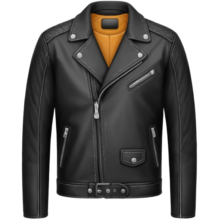 leather jacket emoji