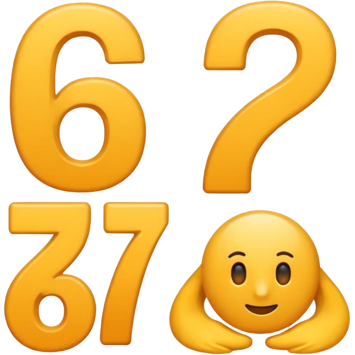 6 7 emoji
