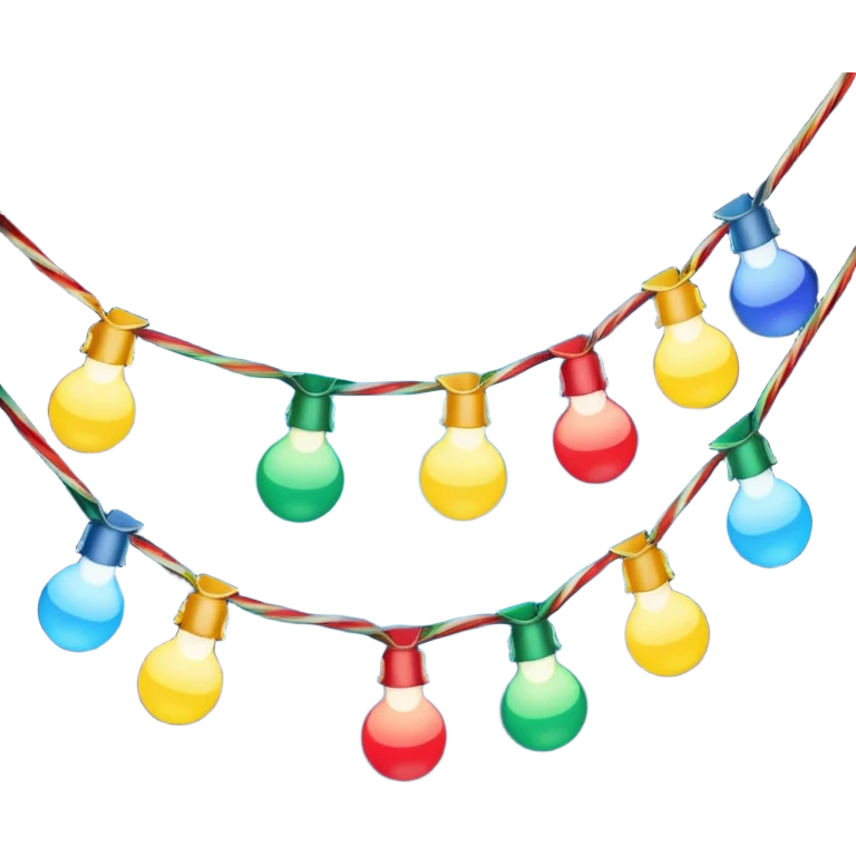 Luces navideñas  emoji