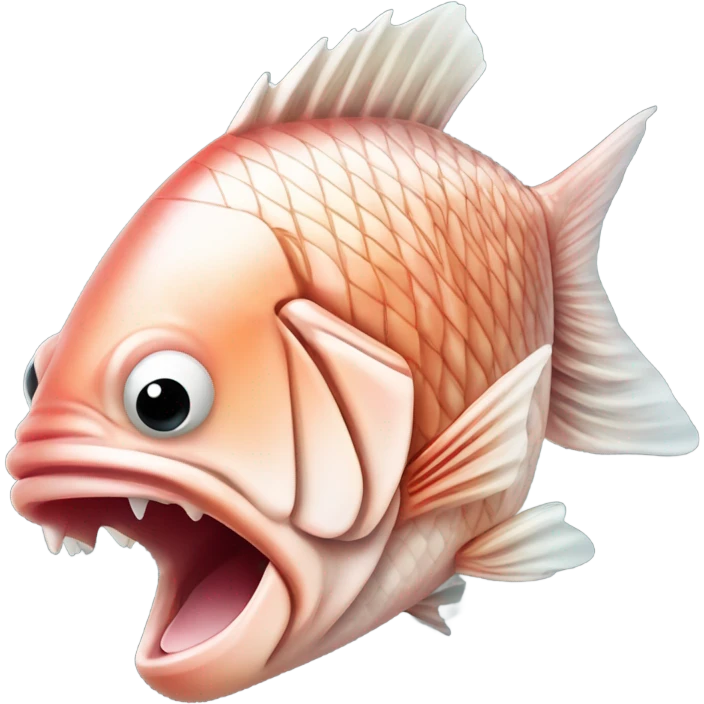 Cut up fish emoji
