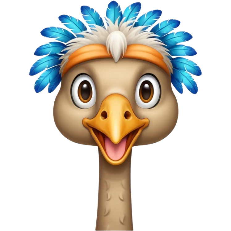 Je voudrais un emoji d'une autruche merci emoji