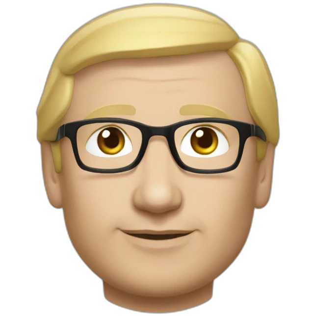 Vladimir Poutine with a Microsoft t-shirt emoji