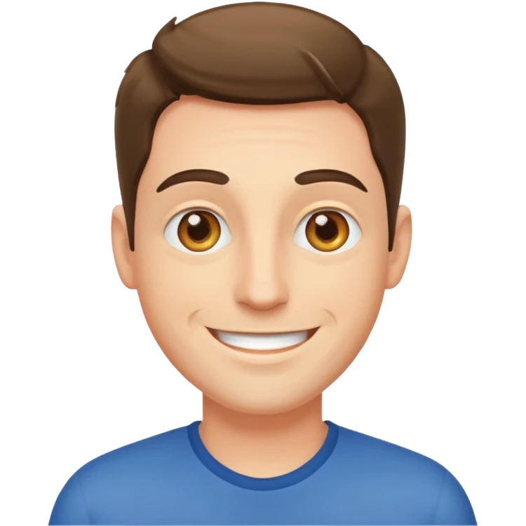 happy man light emoji