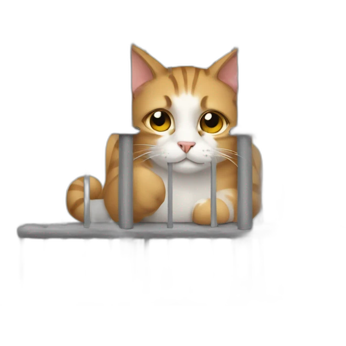 cat in prison emoji