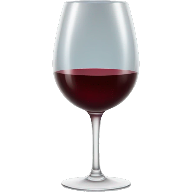 Red wine glass emoji