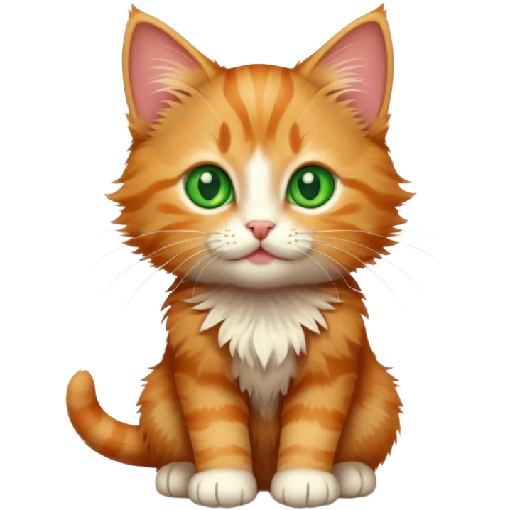 Ginger tabby kitten emoji