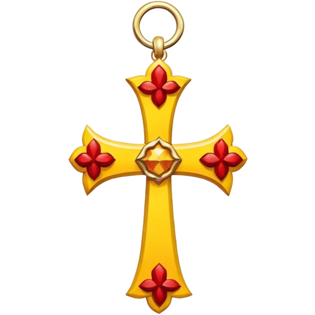 occitanie cross red yellow  emoji