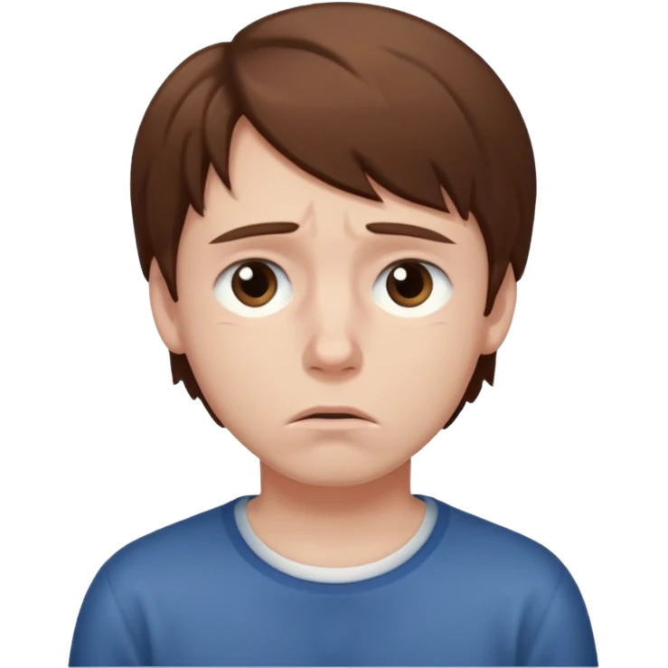 Sad boy emoji
