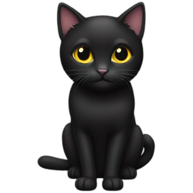 black cat emoji