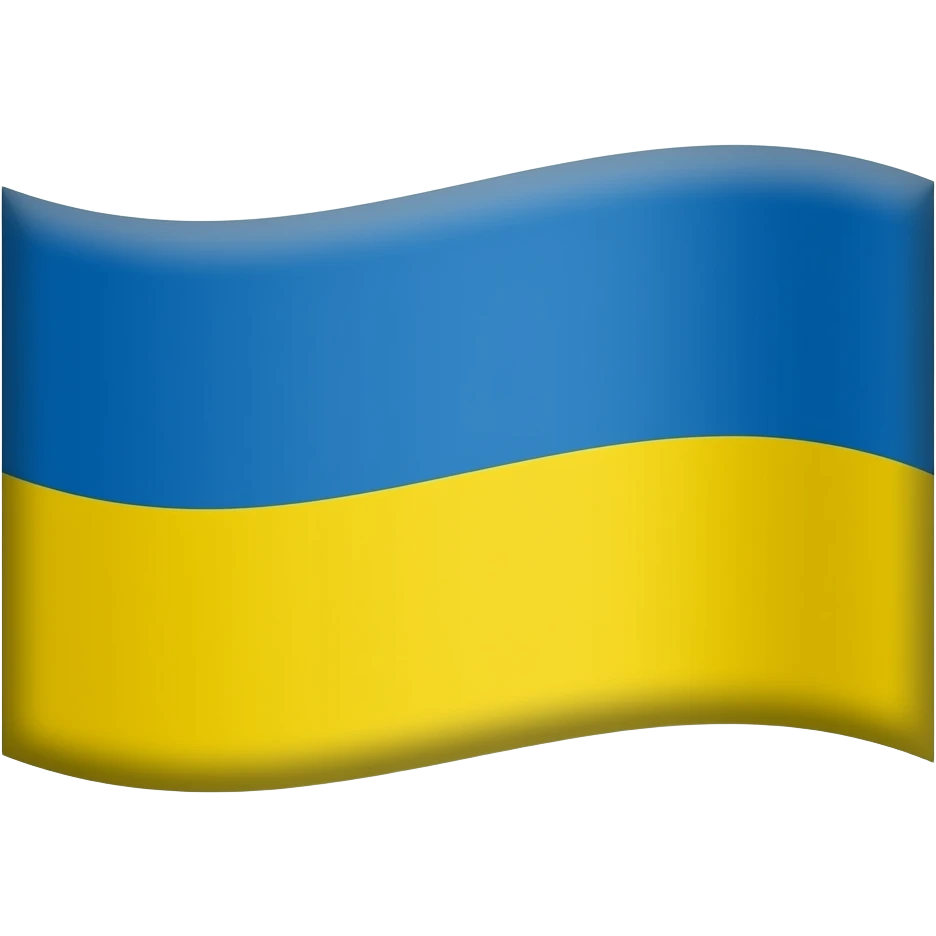 Голубой Флаг Пскова с желтым барсом emoji