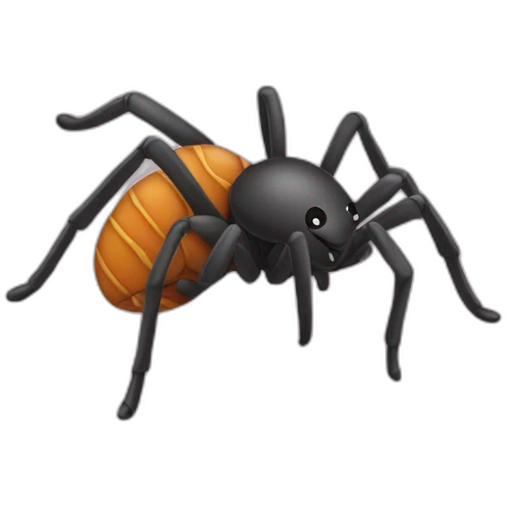 Sourie qui tue une araignée emoji