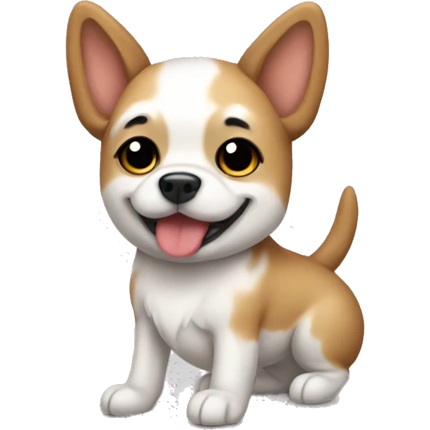 Chibi dog emoji