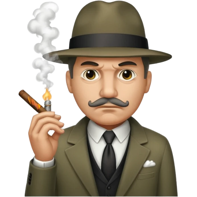 mafia boss cigar emoji
