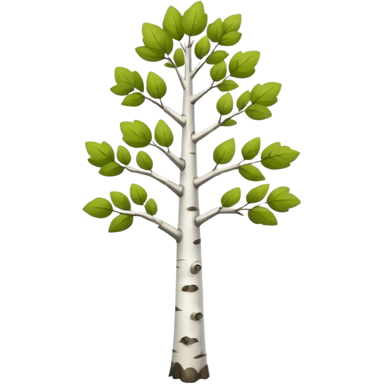 birch tree emoji
