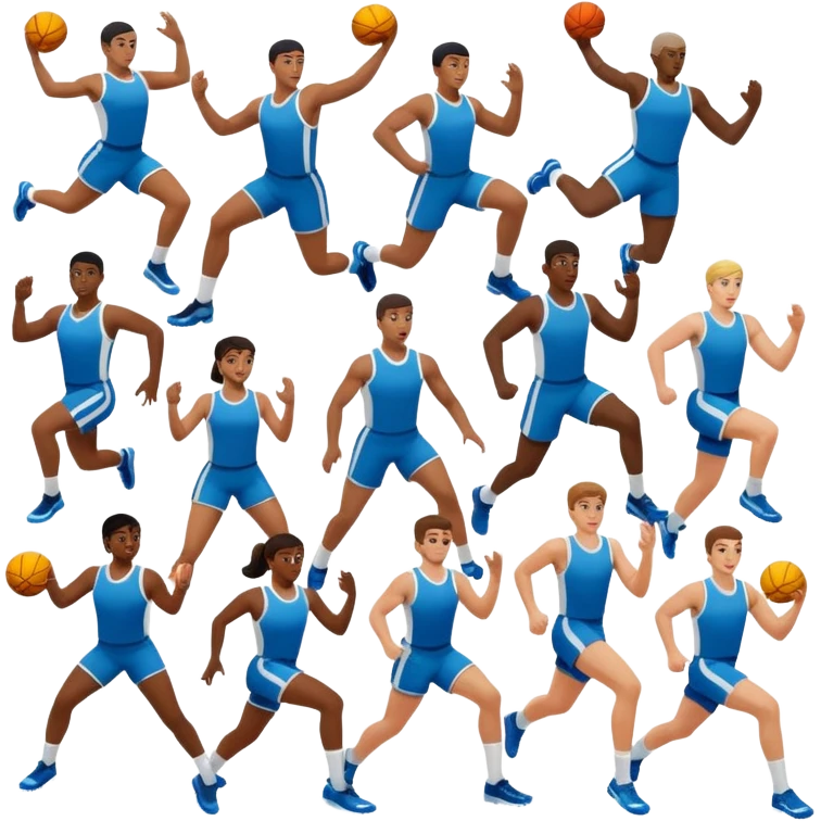 Number 7 Printed Athletes emoji