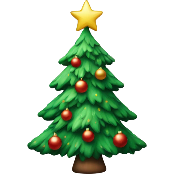 Christmas tree emoji