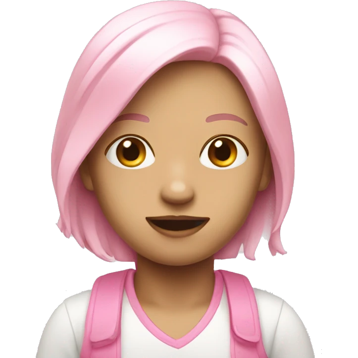 soft white and pink emoji