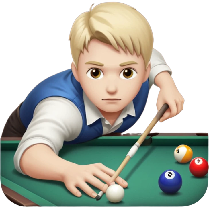 me beating him in pool  emoji