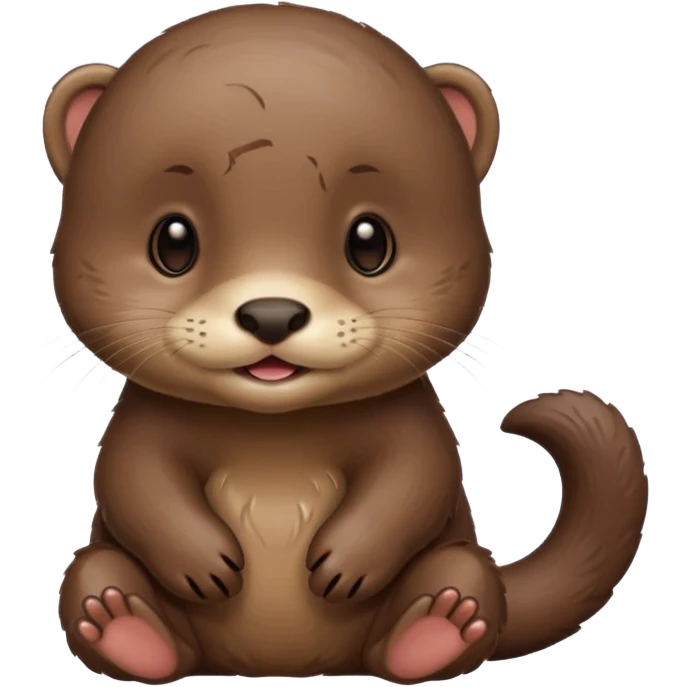 Working baby otter emoji
