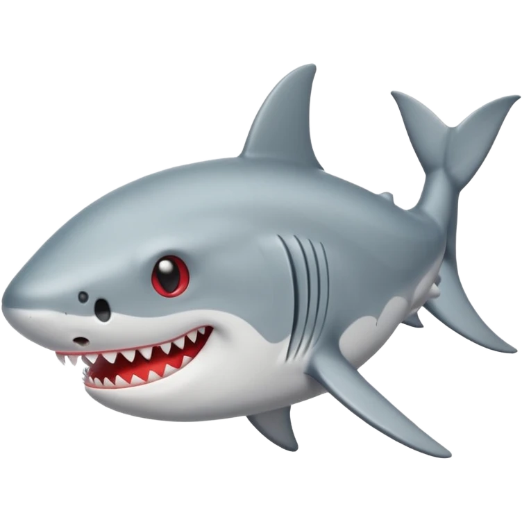 Tiburón con ojos de corazon emoji