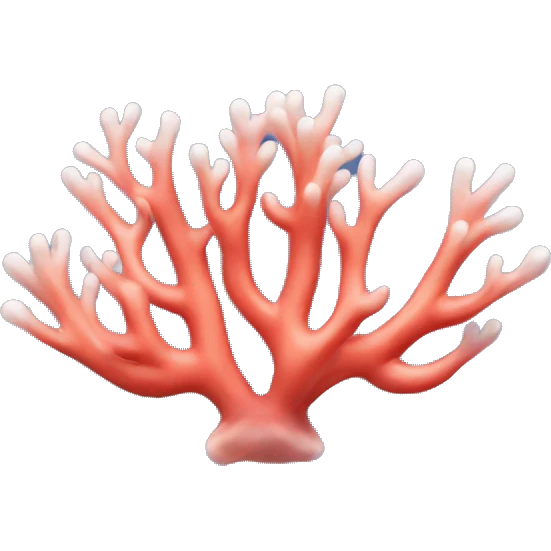 exotic coral  emoji