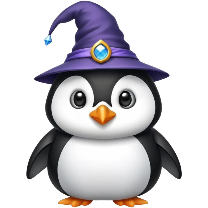 Wizard penguin emoji