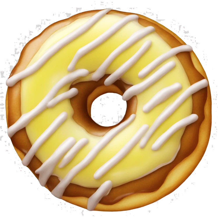 donut with lemon filling emoji
