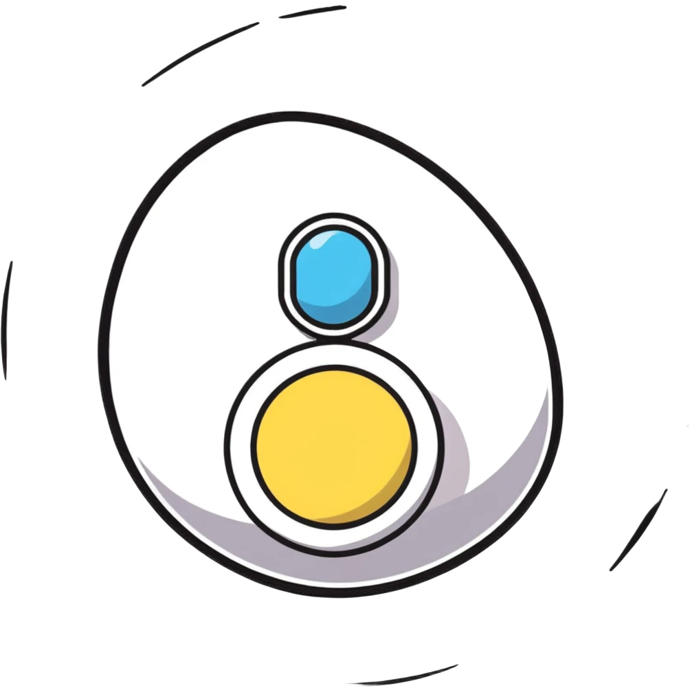 A cute sticker with Komacom emoji