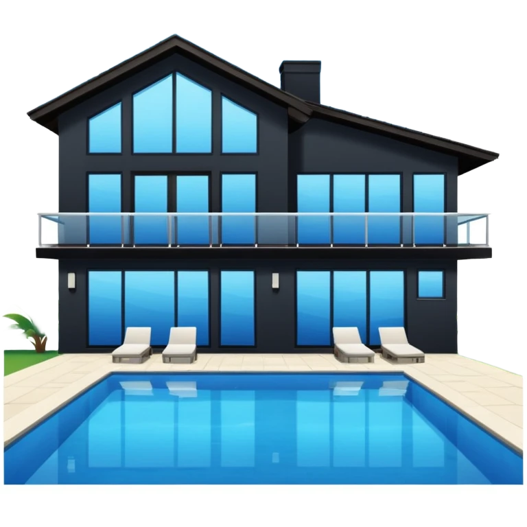 havuzlu ev emoji