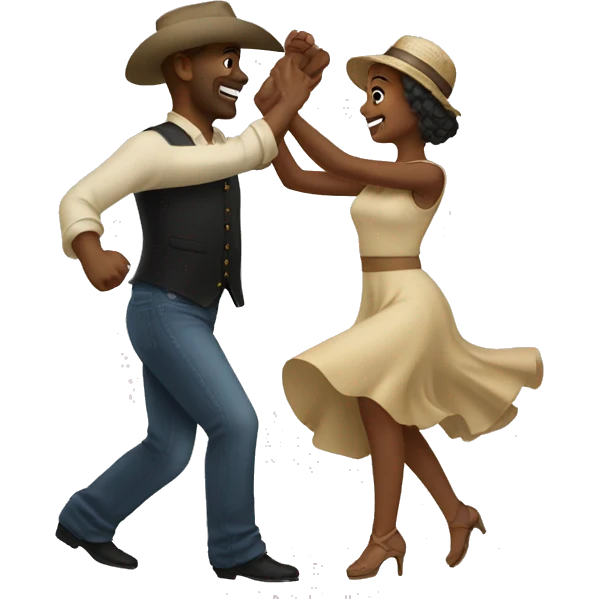 country couple dancing emoji