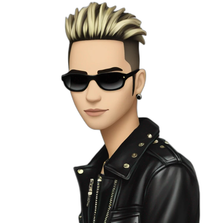 Bill Kaulitz eyeliner 2000s emoji