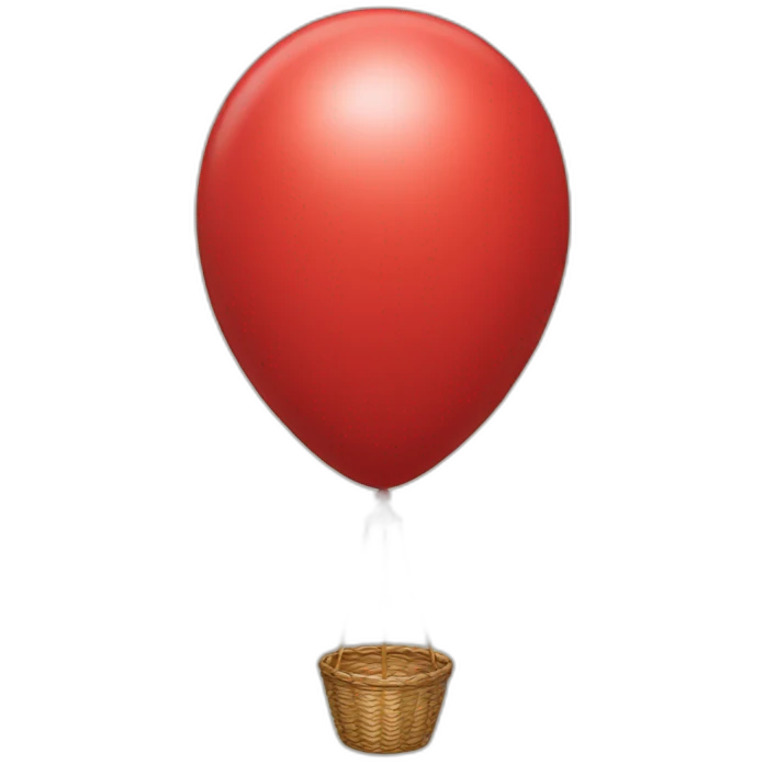 red baloon emoji