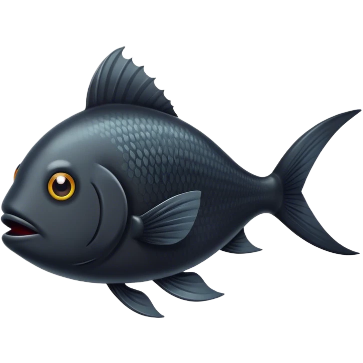 black fish emoji