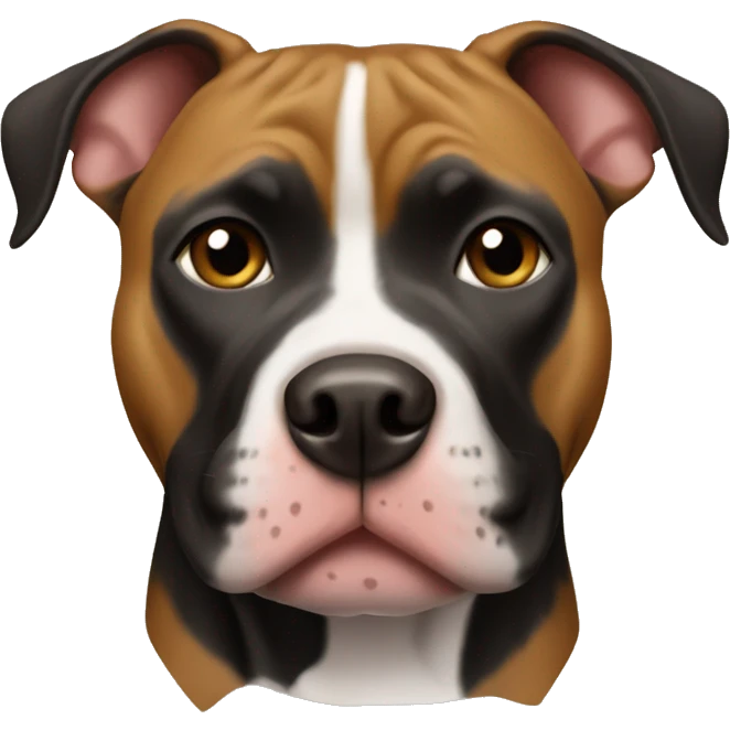 Black and tan pitbull emoji