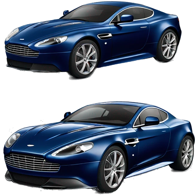 DARK blue aston martin sports car emoji