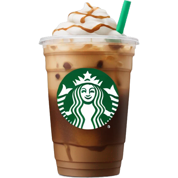 starbucks iced coffee  emoji