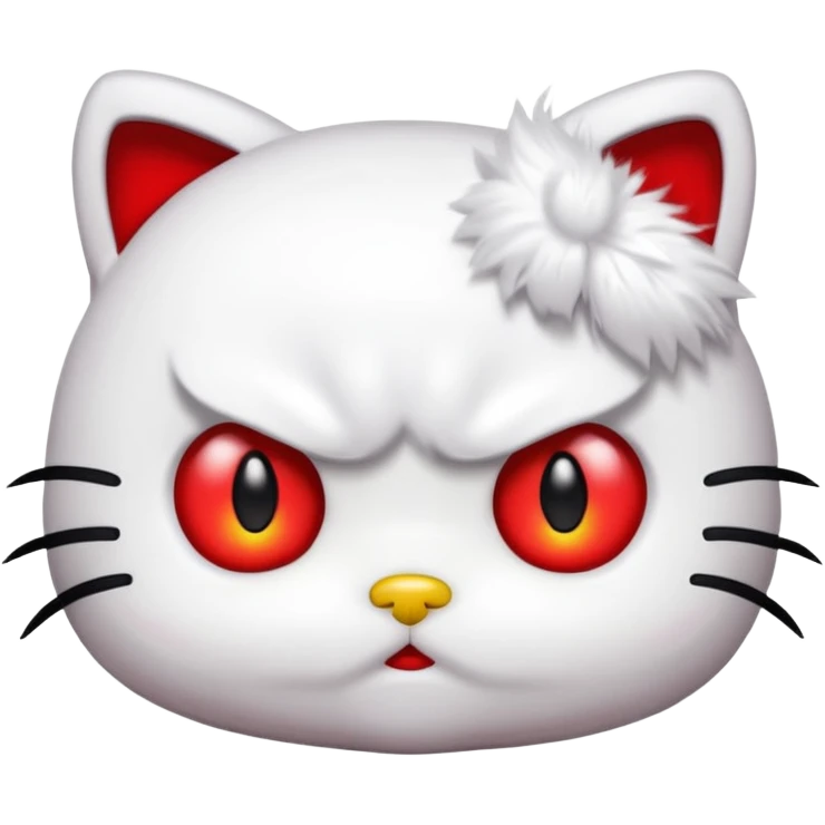 Angry hellos kitty  emoji
